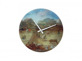 Часы интерьерные NT525 GOYA в Новолуговом - novolugovoe.mebel-nsk.ru | фото