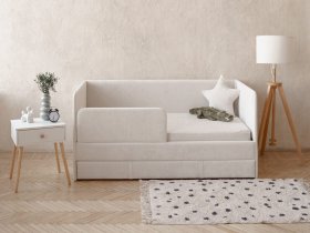 Диван-кровать Happy (айвори) в Новолуговом - novolugovoe.mebel-nsk.ru | фото