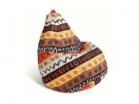 Кресло-мешок Африка в Новолуговом - novolugovoe.mebel-nsk.ru | фото