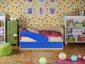 Кровать детская Бабочки 2,0 м в Новолуговом - novolugovoe.mebel-nsk.ru | фото