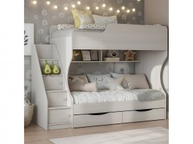 Кровать двухъярусная Каприз-22 КПР.22 в Новолуговом - novolugovoe.mebel-nsk.ru | фото