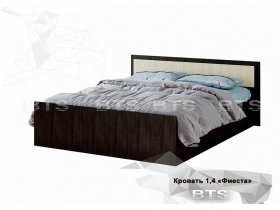 Кровать двуспальная 1,4м LIGHT Фиеста (BTS) в Новолуговом - novolugovoe.mebel-nsk.ru | фото