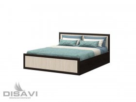 Кровать двуспальная 1,4м Модерн в Новолуговом - novolugovoe.mebel-nsk.ru | фото