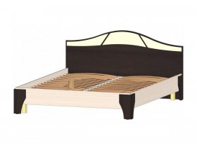 Кровать двуспальная 1,6 м Верона (Линаура) в Новолуговом - novolugovoe.mebel-nsk.ru | фото