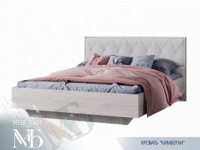 Кровать двуспальная 1,6м Кимберли КР-13 в Новолуговом - novolugovoe.mebel-nsk.ru | фото