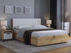 Кровать двуспальная 1,6м Юлия в Новолуговом - novolugovoe.mebel-nsk.ru | фото