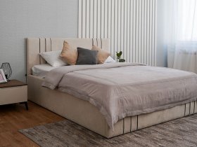Кровать двуспальная 1,8м с подъем. мех. Леванте в Новолуговом - novolugovoe.mebel-nsk.ru | фото