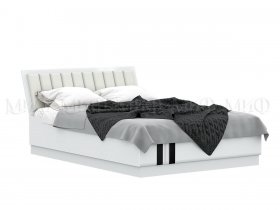 Кровать двуспальная с подъем.мех. 1,6м Магнолия в Новолуговом - novolugovoe.mebel-nsk.ru | фото
