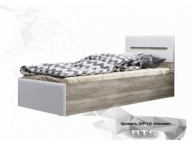Кровать односпальная Наоми КР-12 в Новолуговом - novolugovoe.mebel-nsk.ru | фото