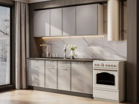 Кухонный гарнитур «Адель» 2,0м (нео) в Новолуговом - novolugovoe.mebel-nsk.ru | фото