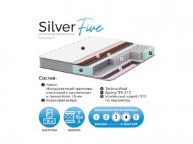 Матрас Silver Five в Новолуговом - novolugovoe.mebel-nsk.ru | фото