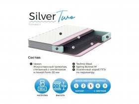 Матрас Silver Two в Новолуговом - novolugovoe.mebel-nsk.ru | фото