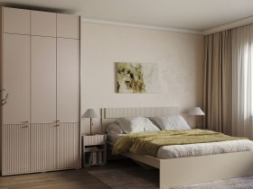 Модульная спальня Орма (МДФ) в Новолуговом - novolugovoe.mebel-nsk.ru | фото