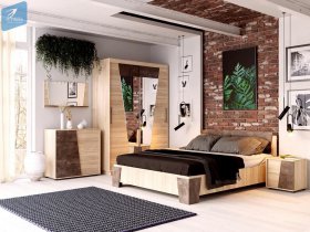Модульная спальня Санремо в Новолуговом - novolugovoe.mebel-nsk.ru | фото