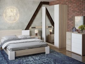 Модульная спальня «Валери» в Новолуговом - novolugovoe.mebel-nsk.ru | фото
