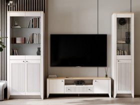 Модульная стенка Валенсия в Новолуговом - novolugovoe.mebel-nsk.ru | фото
