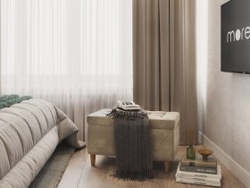 Пуф Чарли-2 (капучино) в Новолуговом - novolugovoe.mebel-nsk.ru | фото