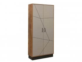Шкаф двухстворчатый комбинированный для одежды Гамма  54.14 в Новолуговом - novolugovoe.mebel-nsk.ru | фото