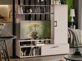 Стенка «Сиена» (кашемир) в Новолуговом - novolugovoe.mebel-nsk.ru | фото